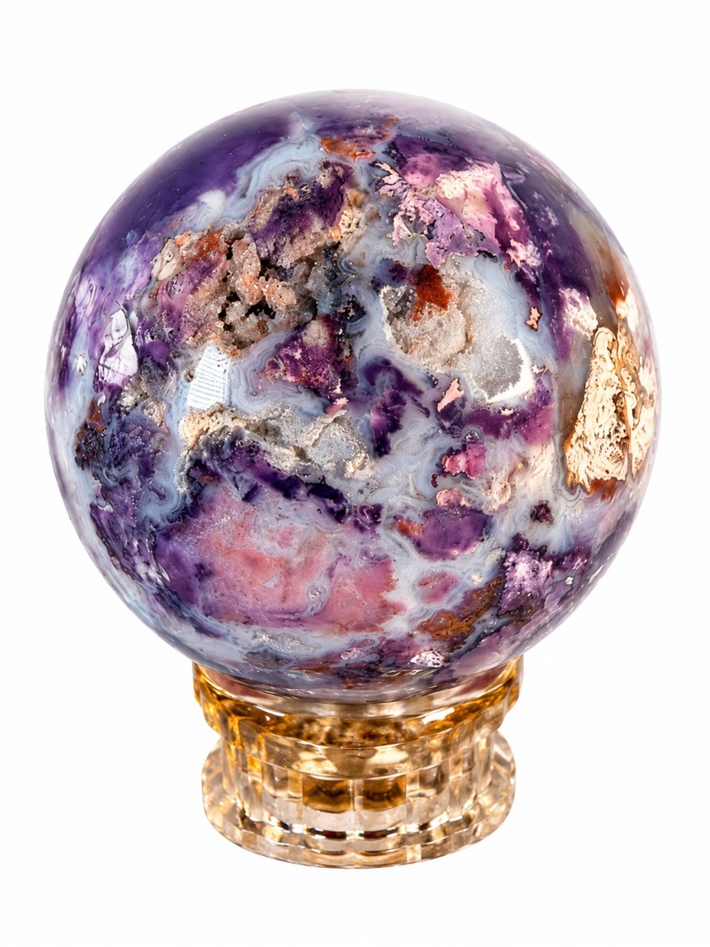 Extremely Rare Tiffany Stone Sphere | Genuine Bertrandite | Utah | Collector